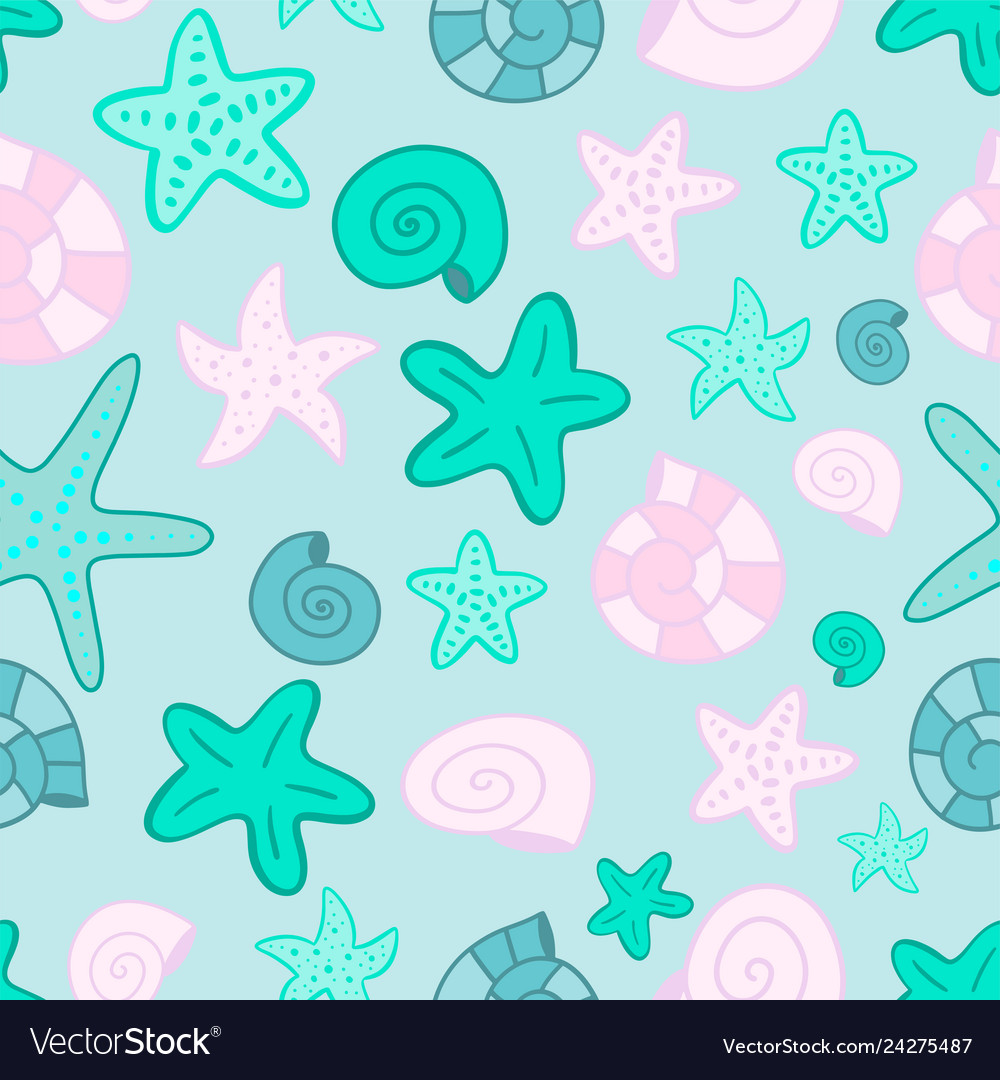 Mermaid scale seamless pattern Royalty Free Vector Image