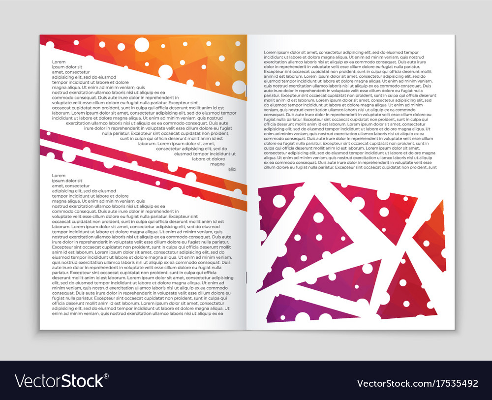 Abstract layout background set for art