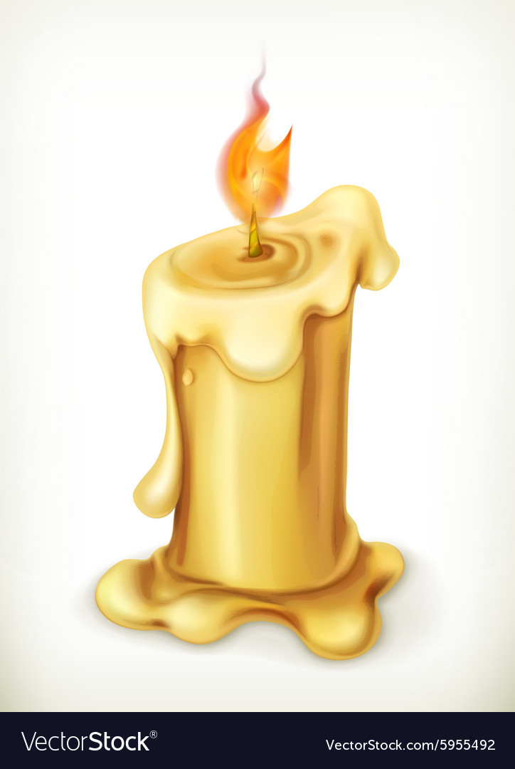 Candle icon Royalty Free Vector Image - VectorStock