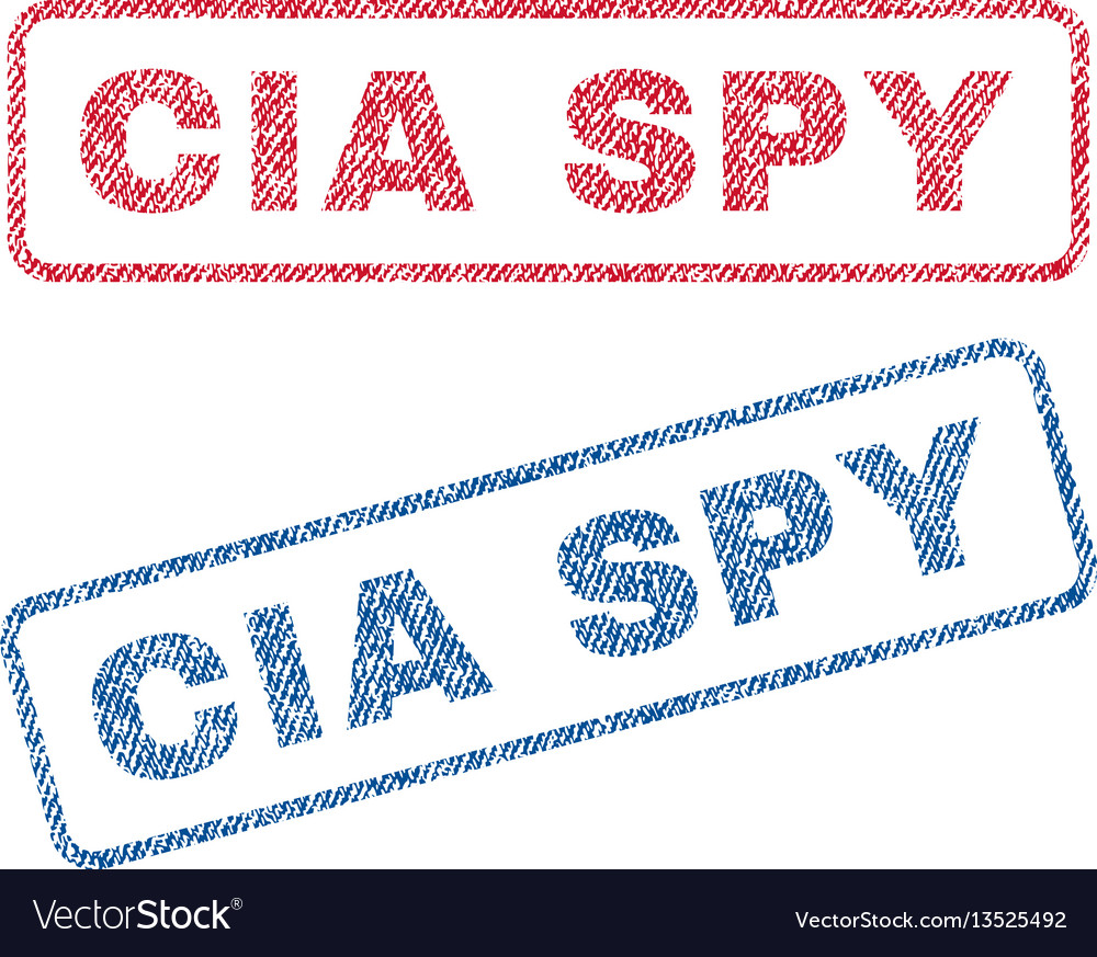 Cia spy textile stamps