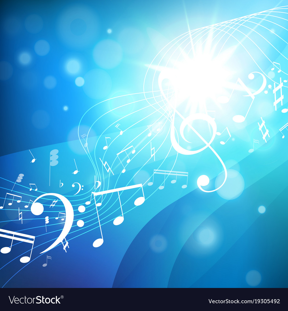 Colorful music background Royalty Free Vector Image