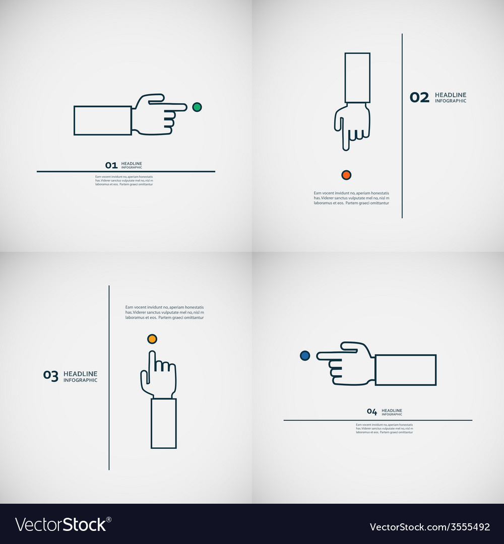 Handset mit Zeigefinger