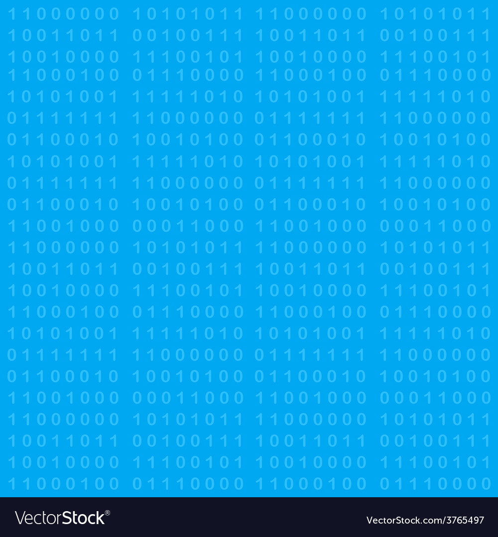 Binary code seamless background