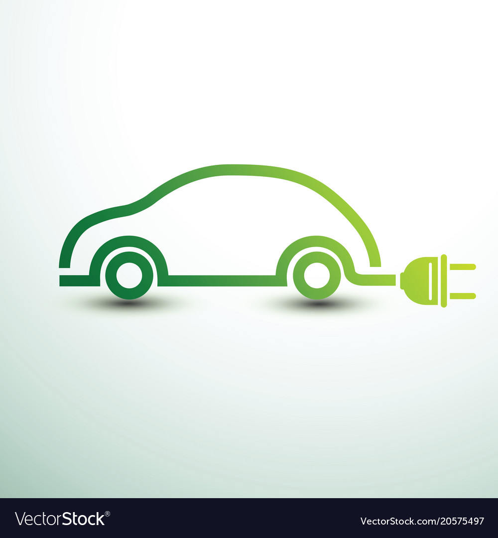 Electric car Royalty Free Vector Image - VectorStock