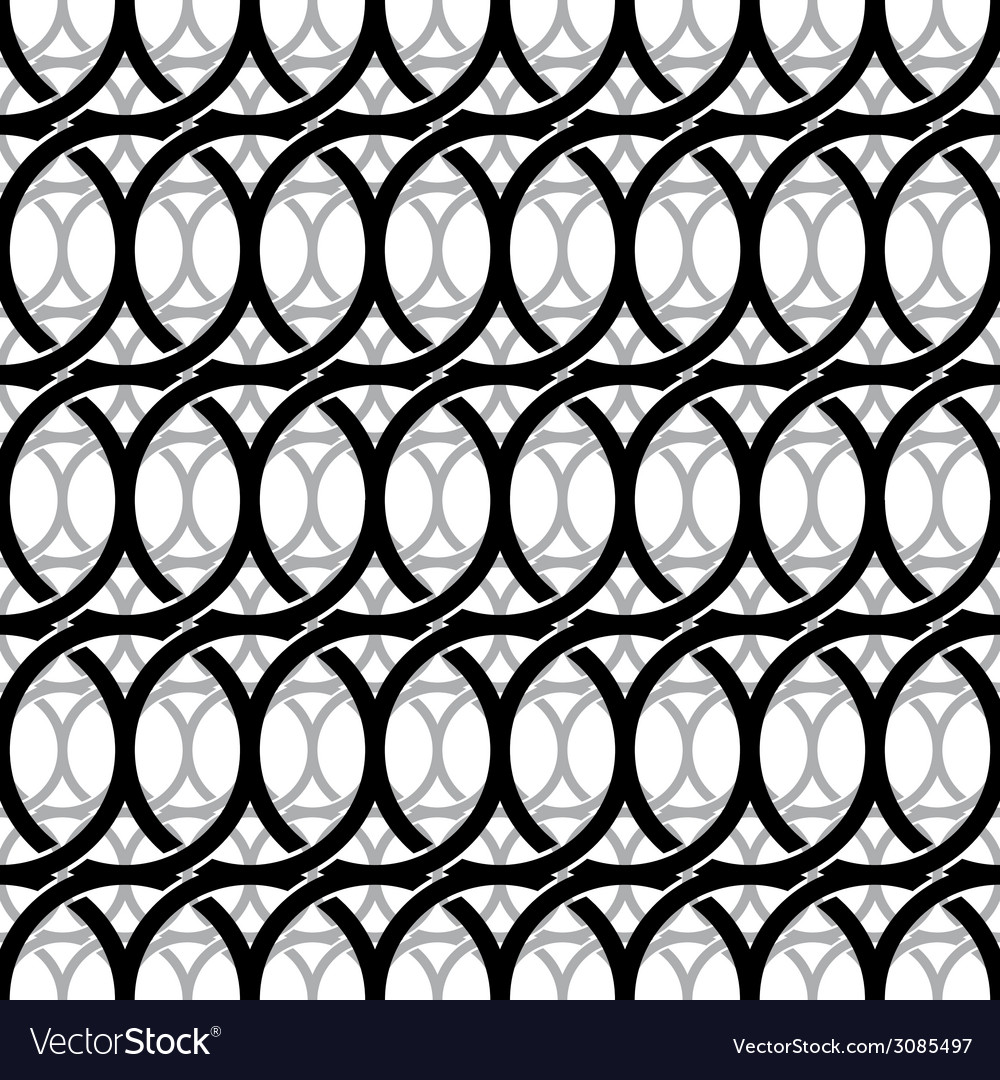 Monochrome vintage style netting seamless pattern