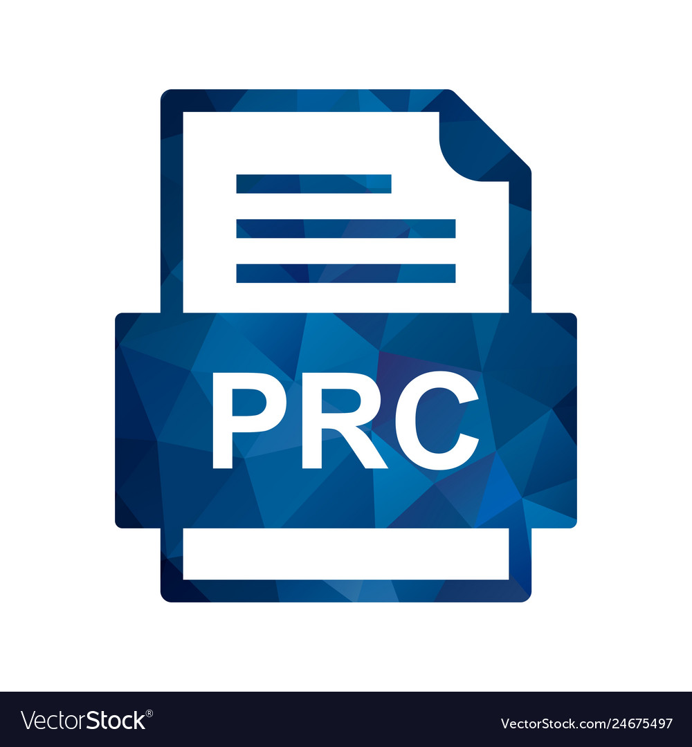 Prc file document icon