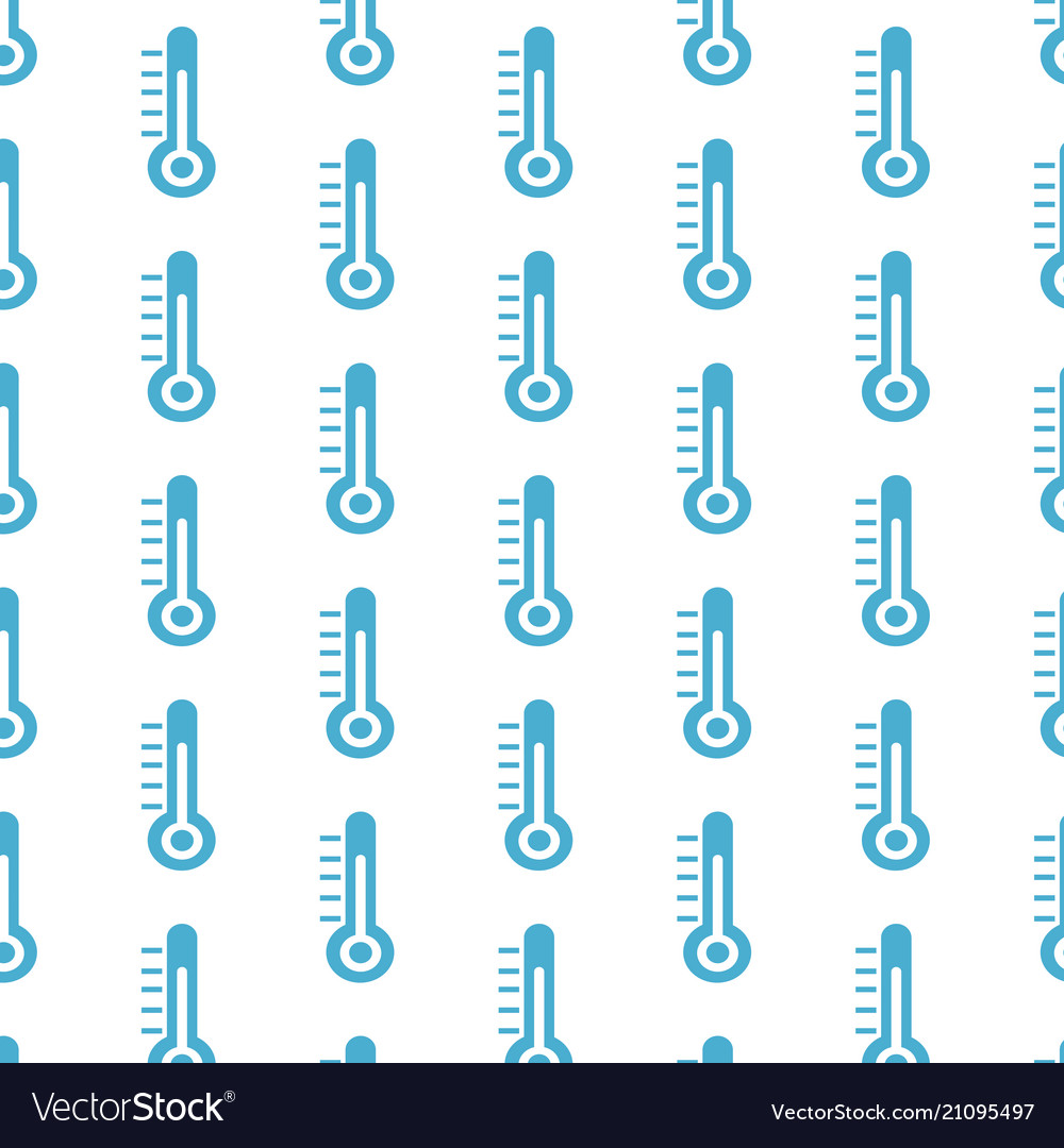Thermometer pattern background vector image Thermometer pattern background
