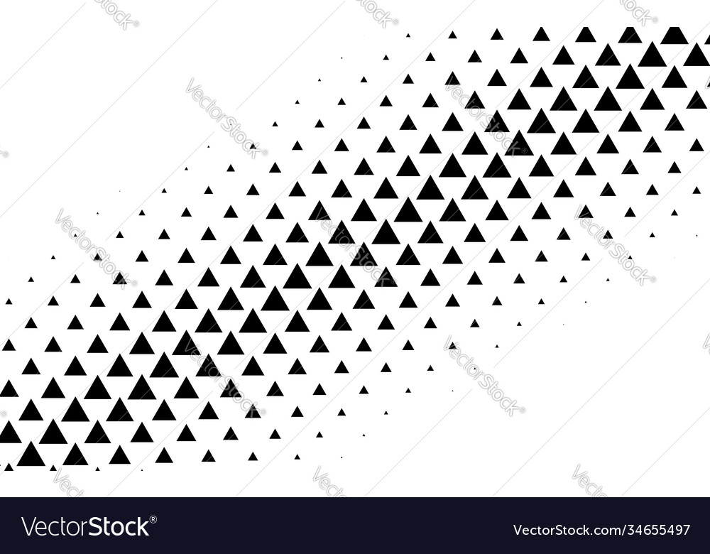 Triangles halftone triangle geometric background