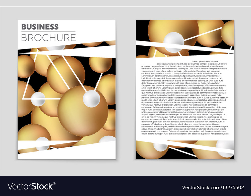 Abstract layout background set for art