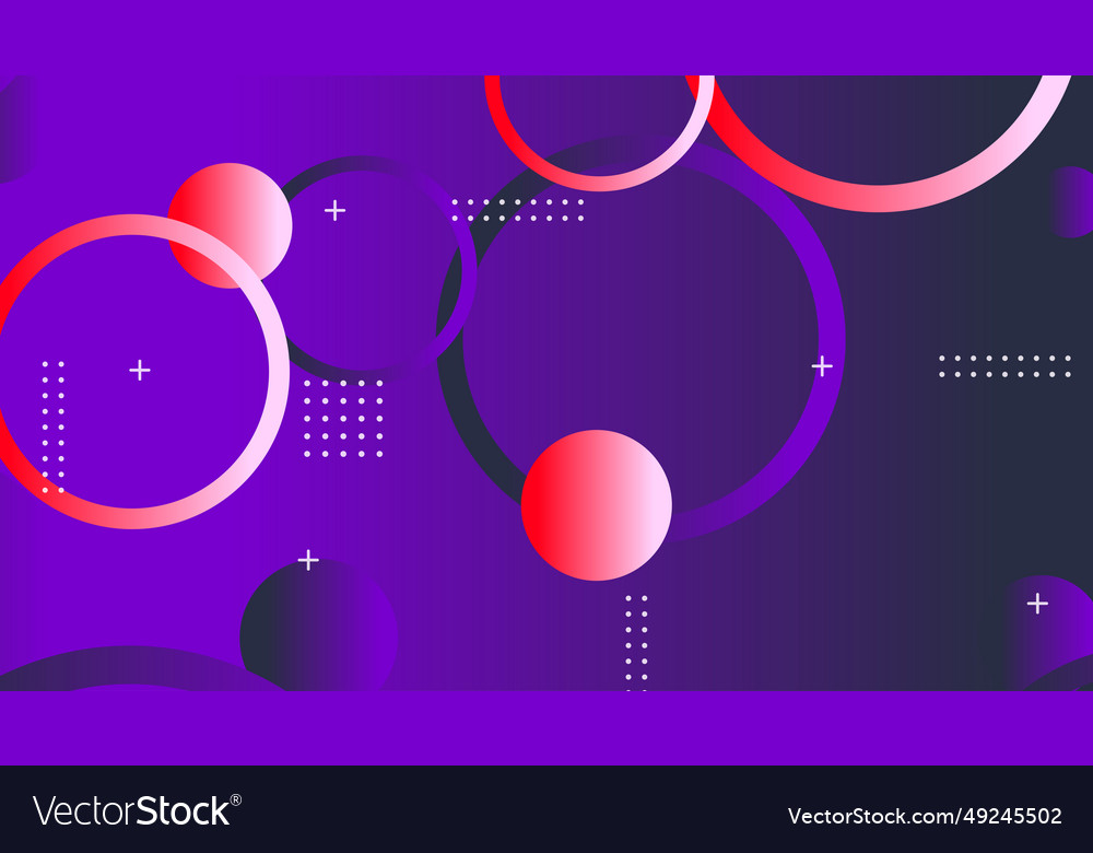 Abstract minimal gradient geometric circle Vector Image