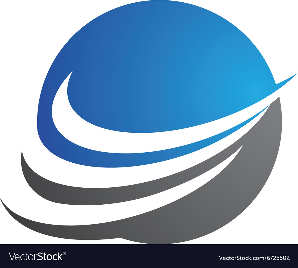 Business finance logo Royalty Free Vector Image