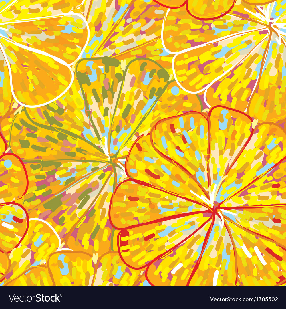 Citrus Splash Pattern
