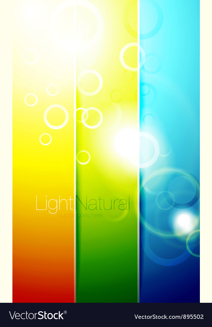 Colorful shiny banner backgrounds