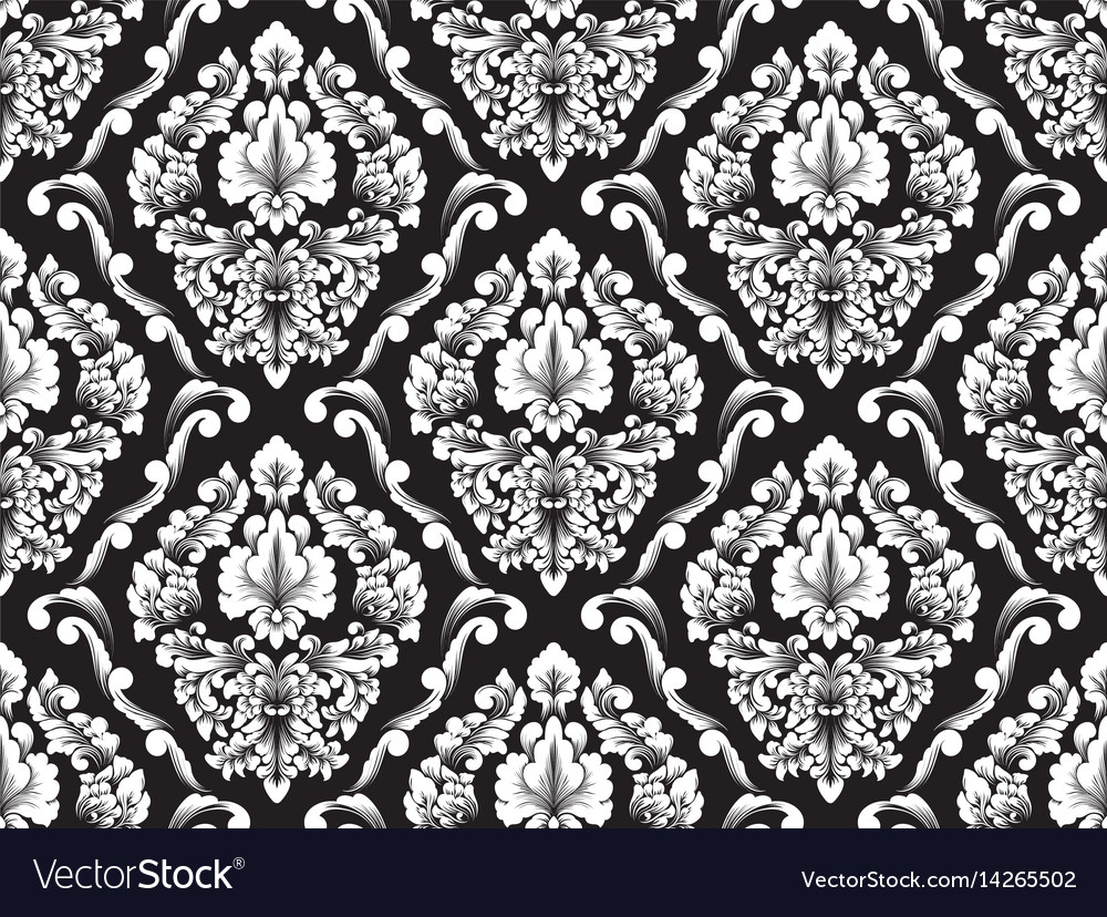Damask seamless pattern background classical