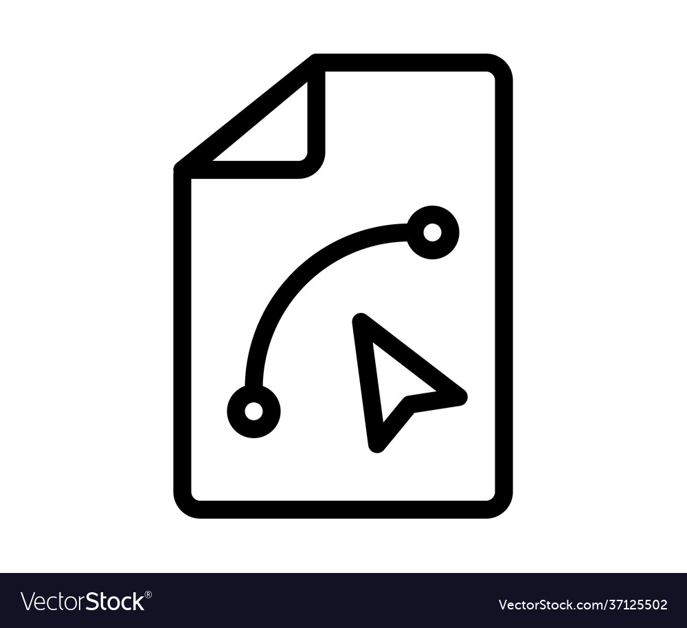 File design single isolated icon with outline
