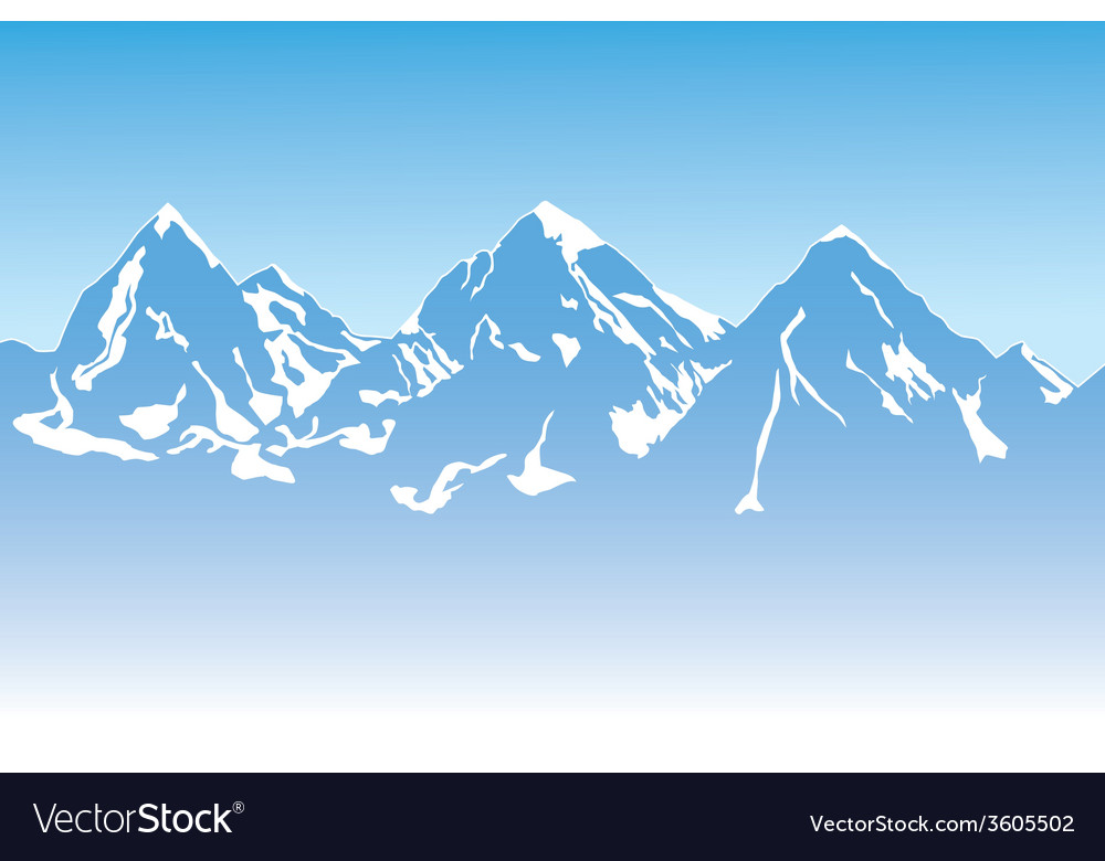 Download Mountain background Royalty Free Vector Image - VectorStock