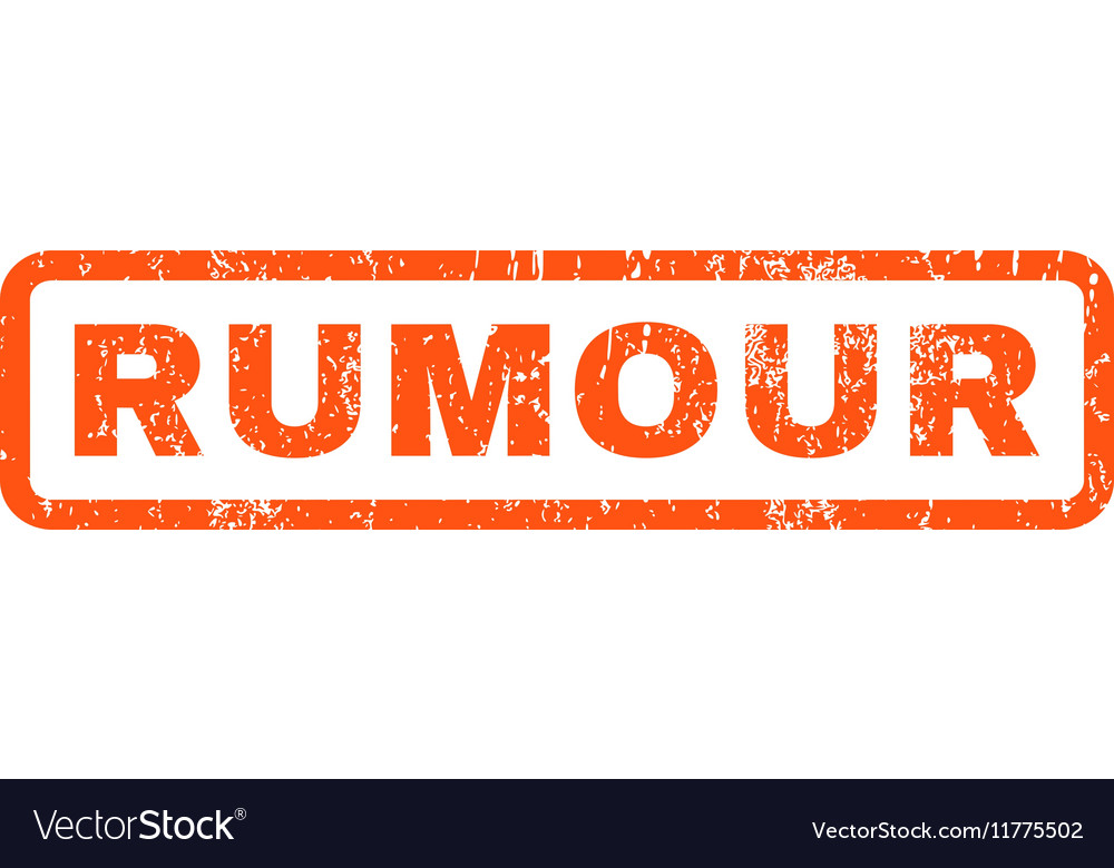 Rumour rubber stamp Royalty Free Vector Image - VectorStock