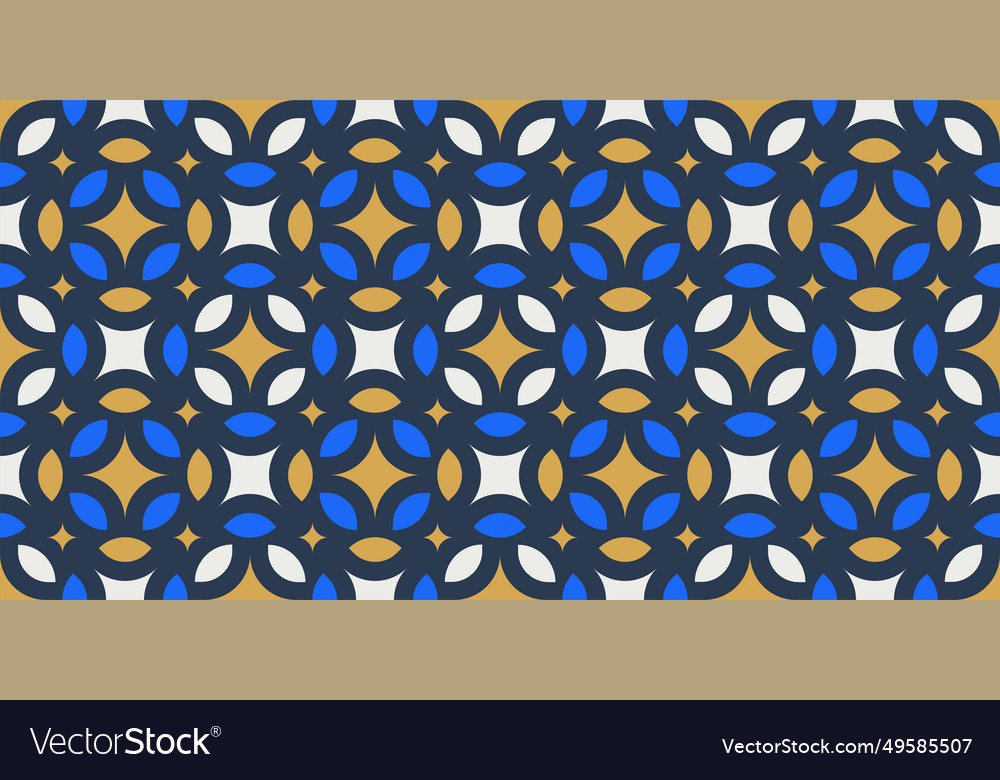 Abstract geometric seamless pattern elegant color vector image Abstract geometric seamless pattern elegant color