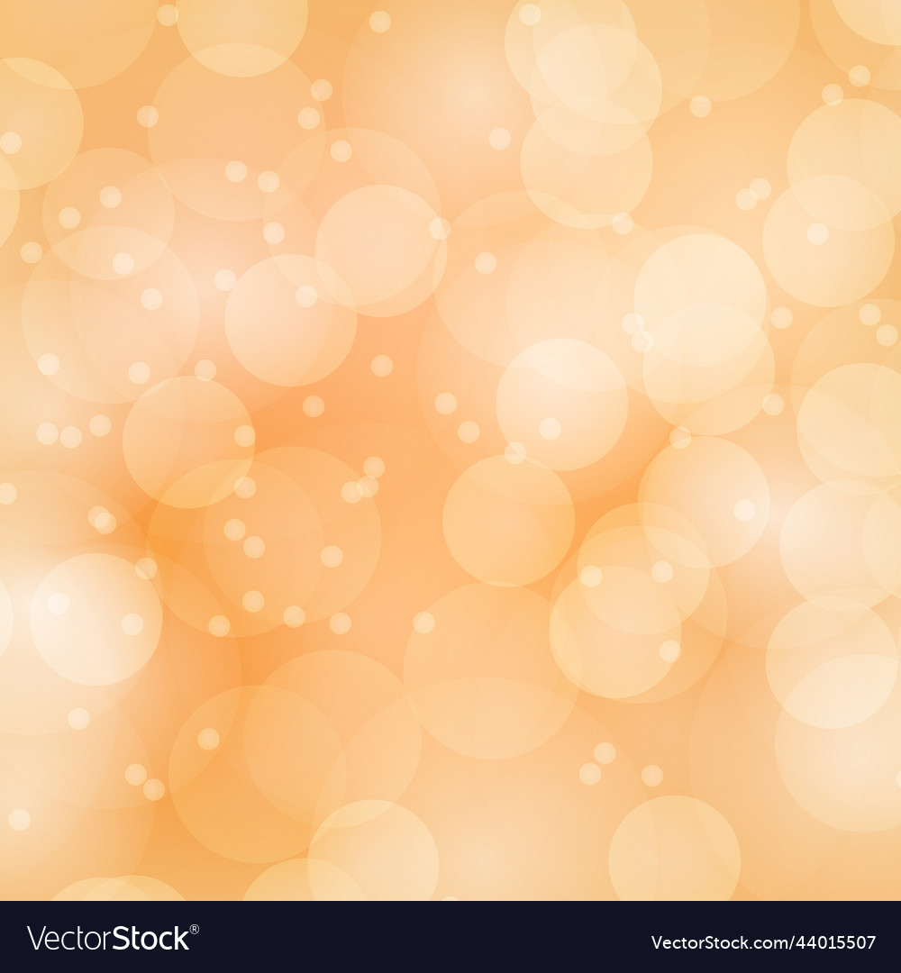 Abstract yellow bokeh background with defocused
