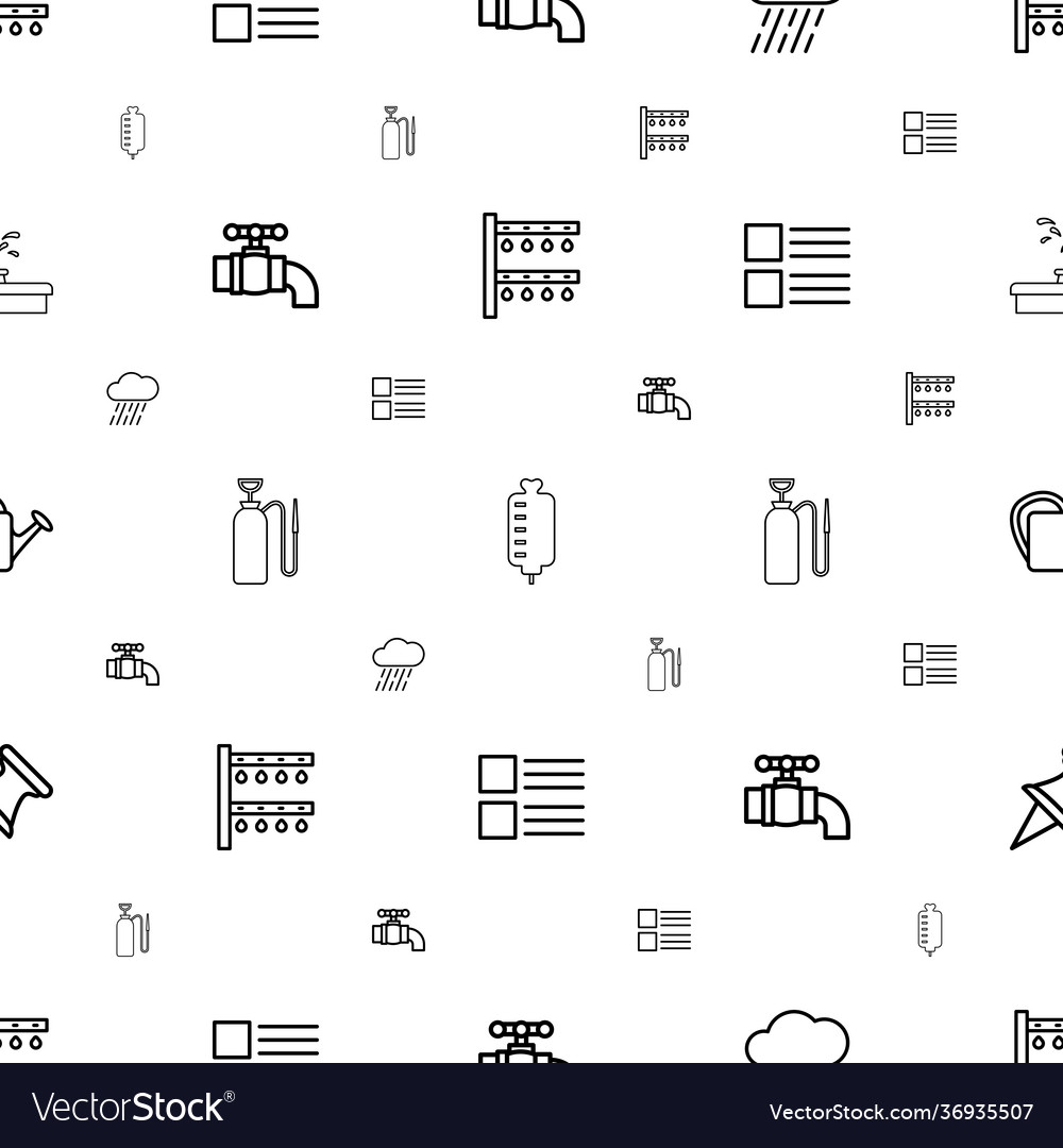 Drop Icons Muster nahtlos weiß Hintergrund