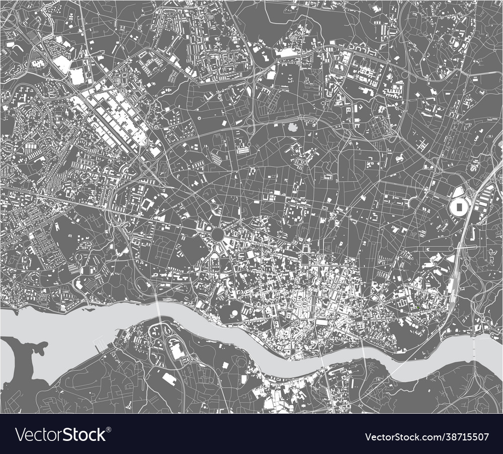 Map city porto portugal