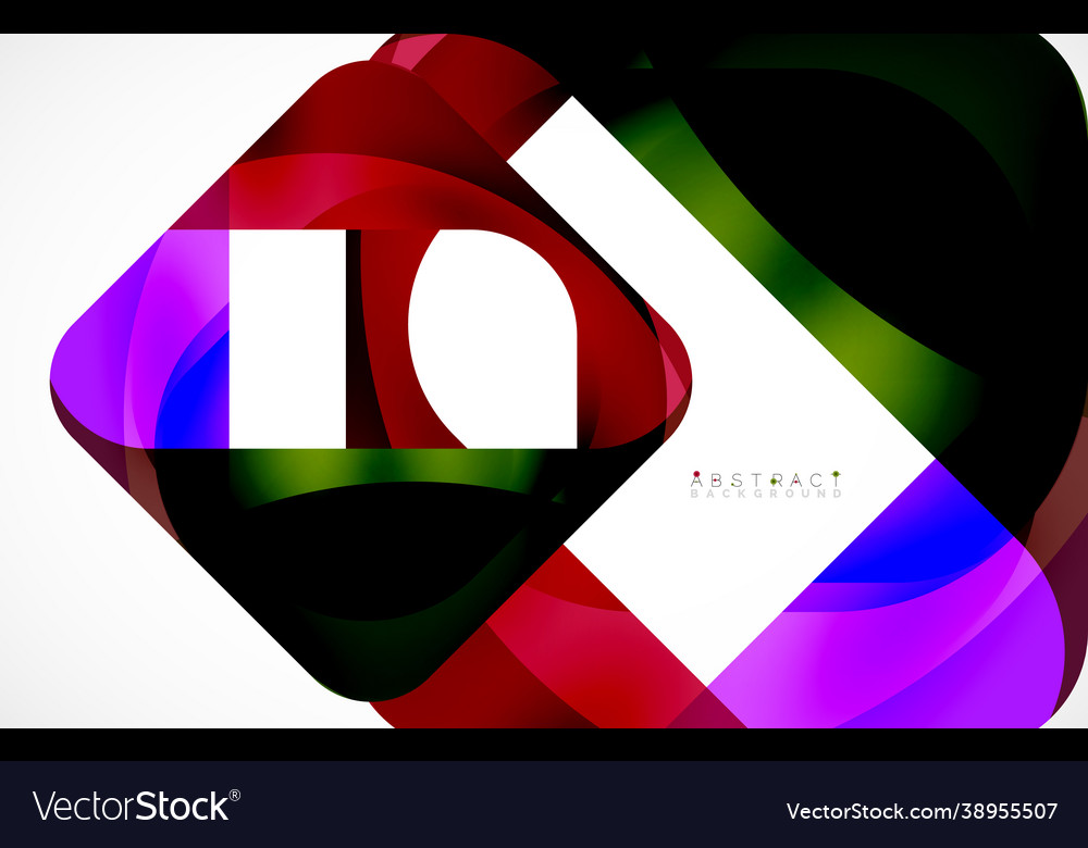 Minimal background abstract square shape vector image Minimal background abstract square shape