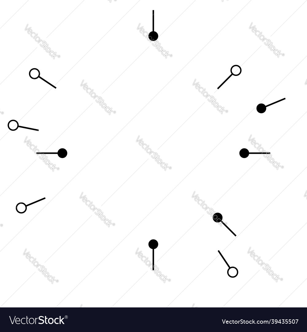 Radial radiating lines with nodes nodal points vector image Radial radiating lines with nodes nodal points