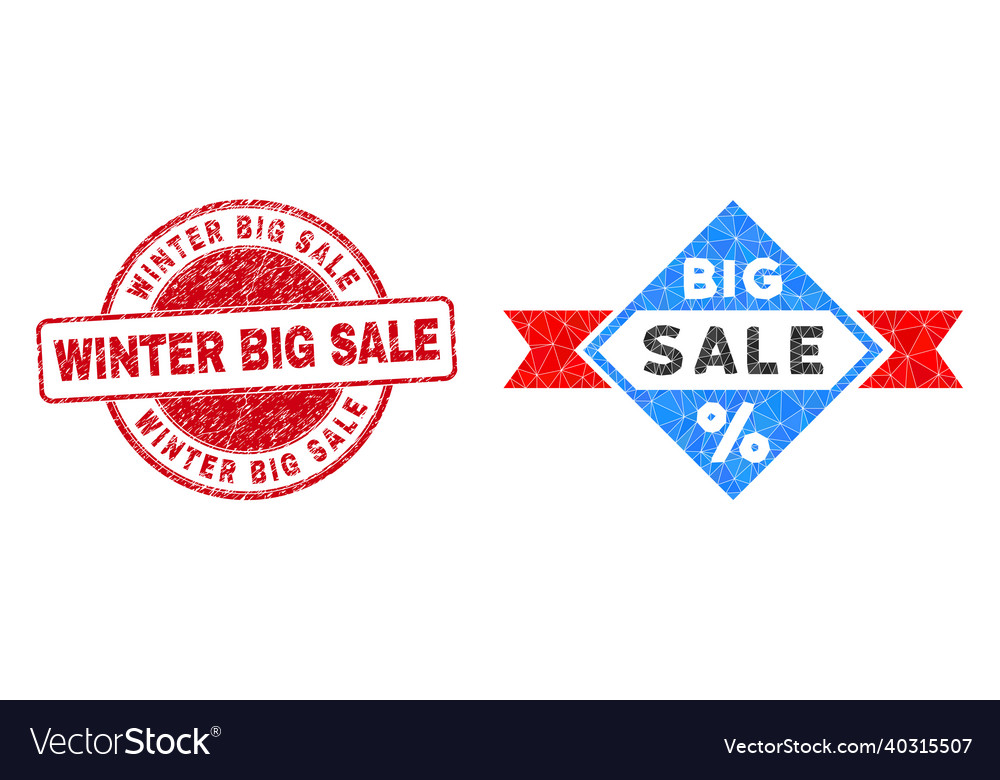 Scratched winter big sale round watermark