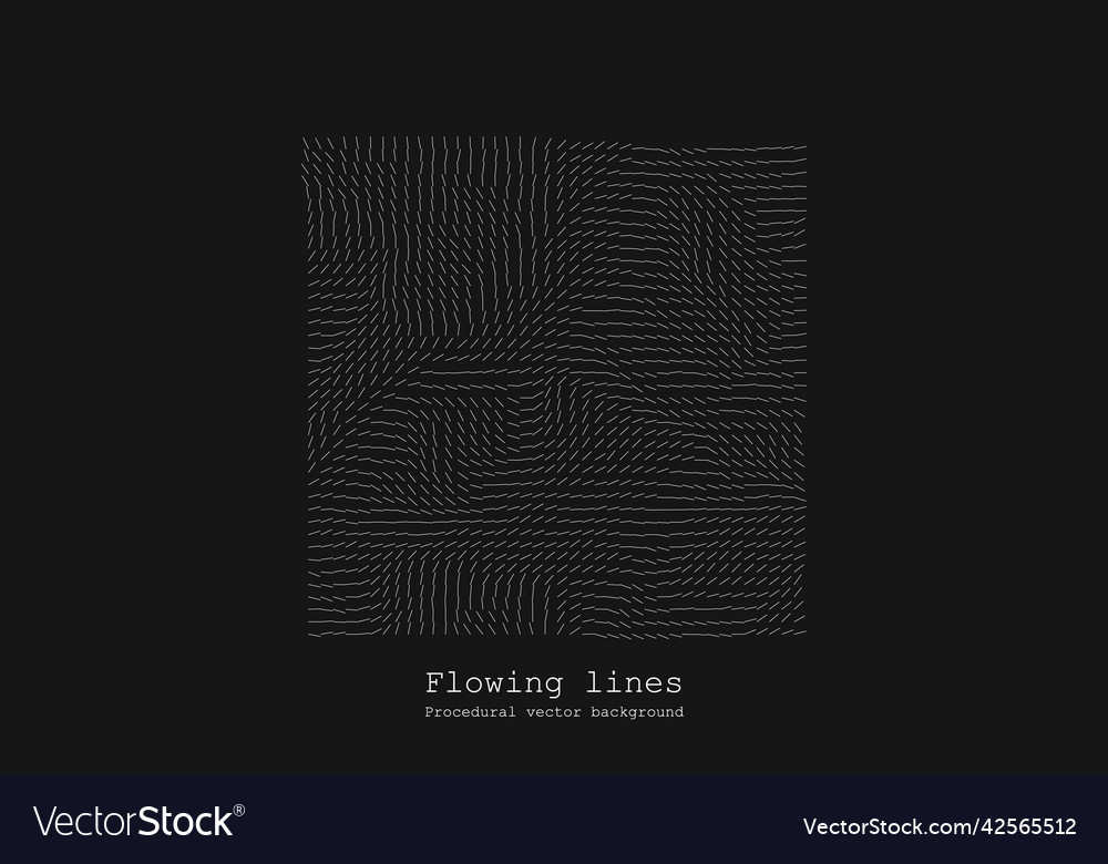 Abstrakte Linienmatrix Muster Geräuschfluss dynamisch vector image Abstrakte Linienmatrix Muster Geräuschfluss dynamisch