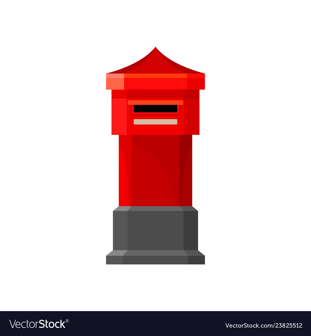 Classic Red British Mailbox