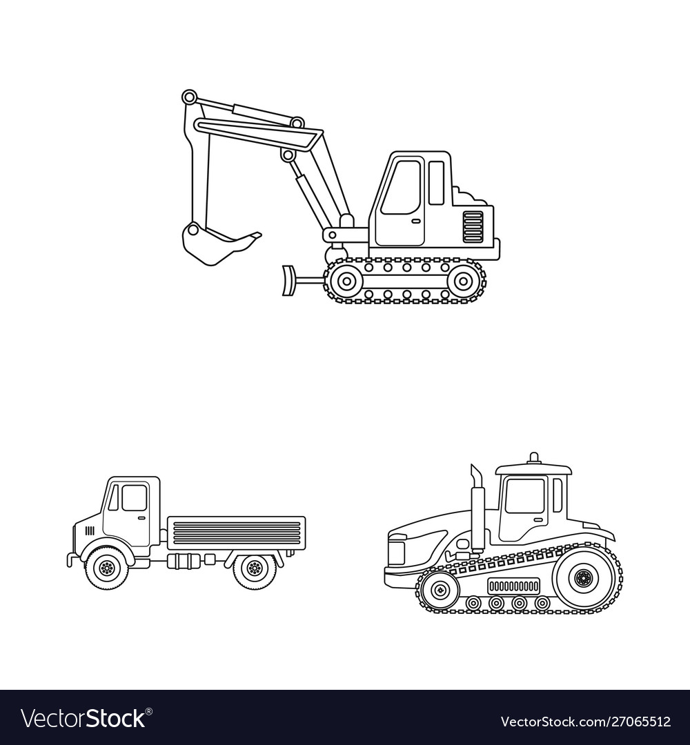 Design build and construction icon set vector image Design build and construction icon set