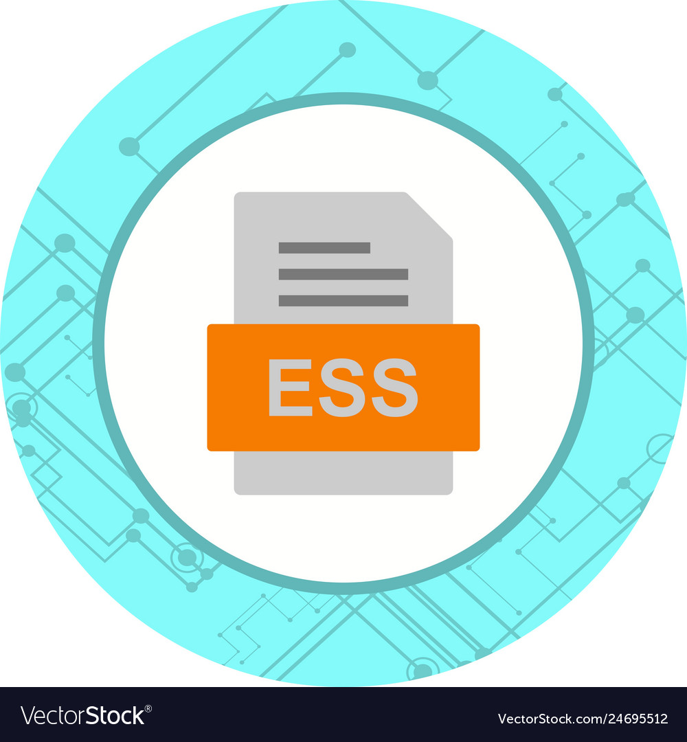 Ess file document icon