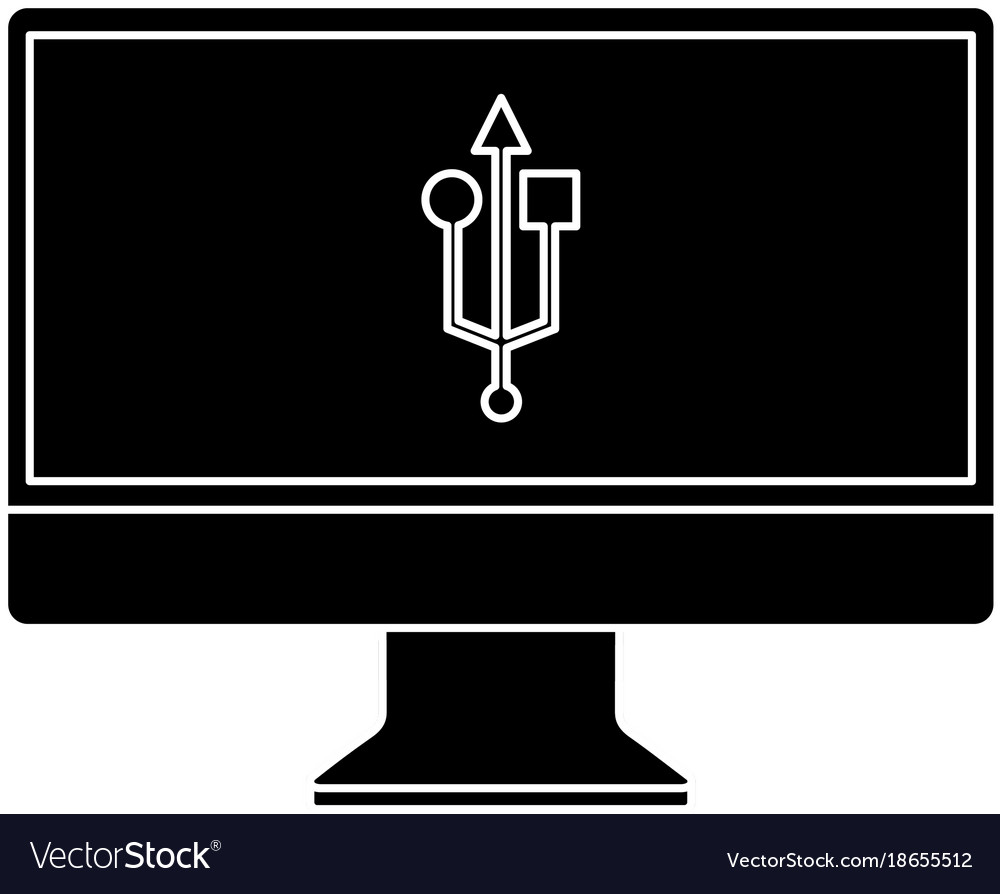 Monitor computer usb app button screen