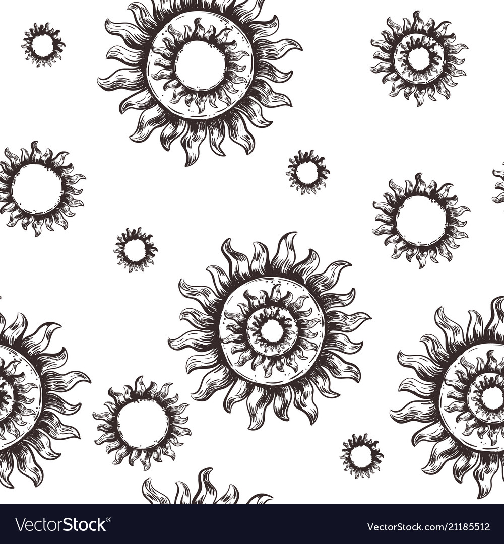 Sun Motif Pattern