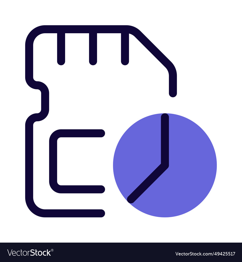 Pie chart sd card storage usage