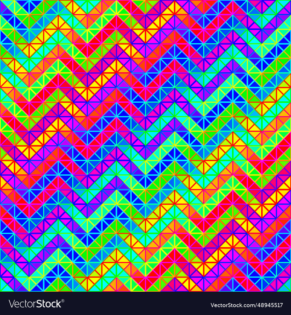 Seamless pattern background of a triangles vector image Seamless pattern background of a triangles