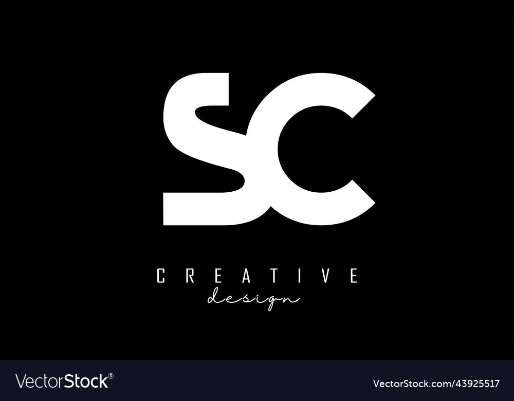 Small letters sc s c logo with a minimalist