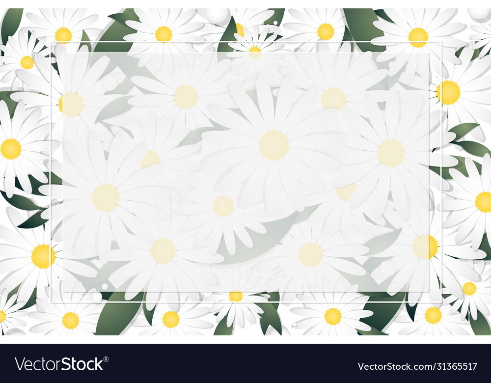 Spring and summer floral banner template