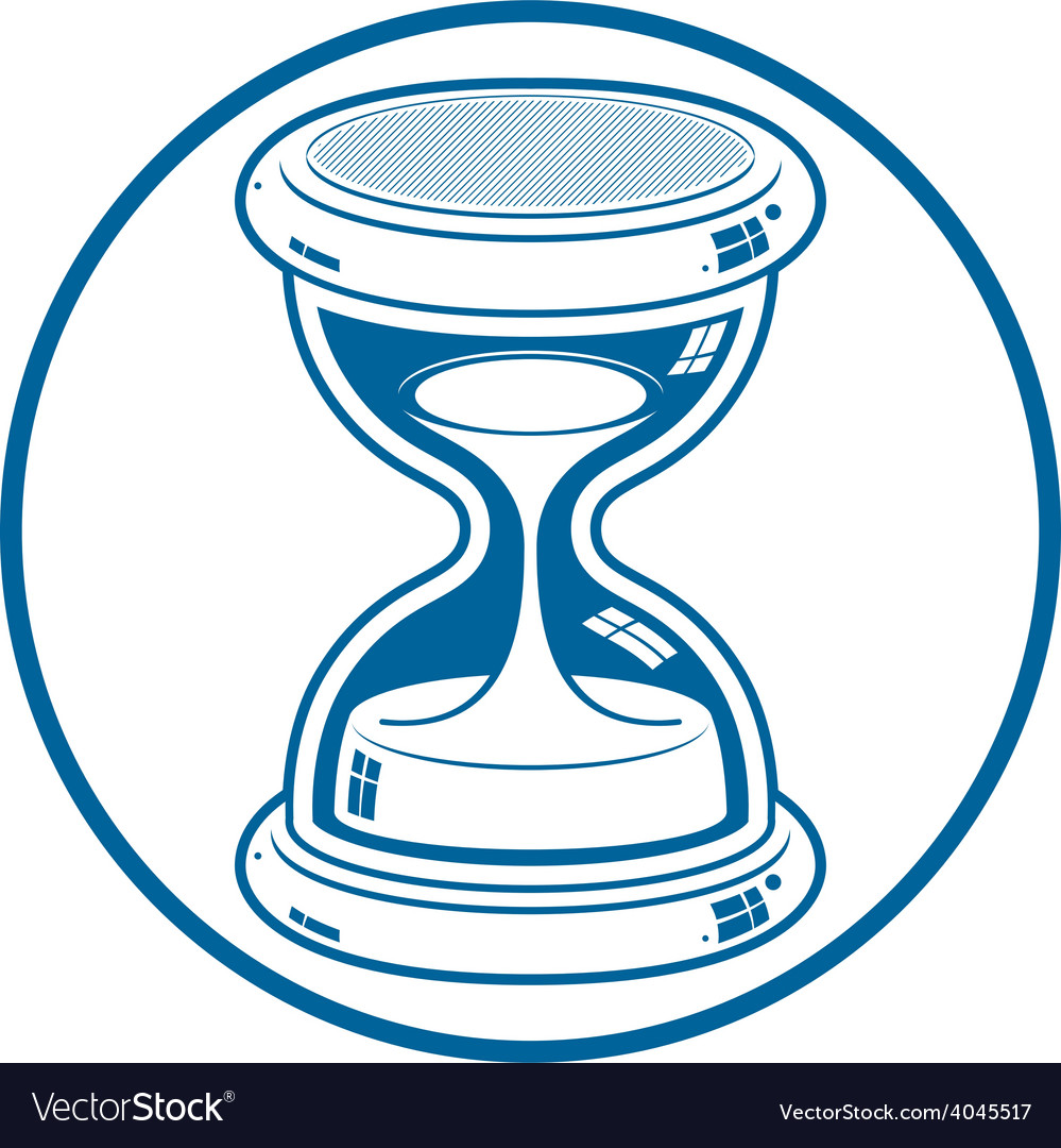 Time without end conceptual icon web design