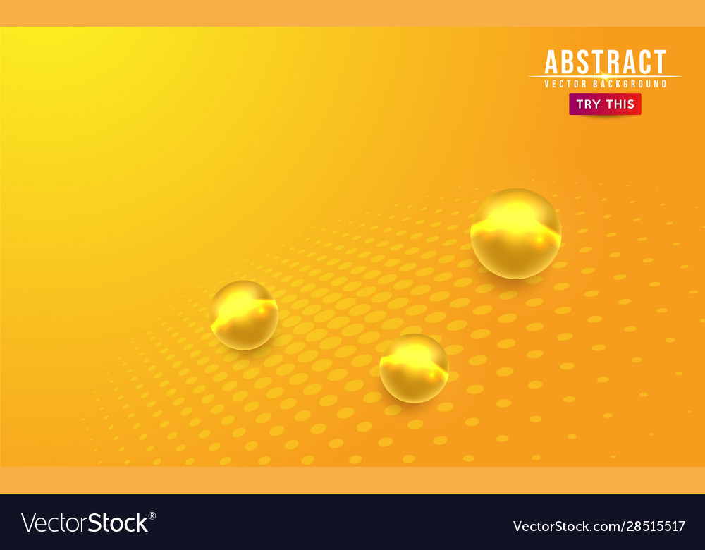 Yellow minimalist gradient with abstract geometry vector image Yellow minimalist gradient with abstract geometry