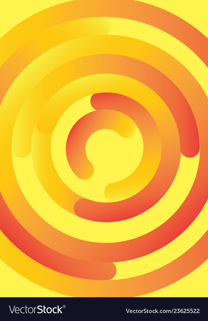Abstract circles design lines vector image Abstract circles design lines