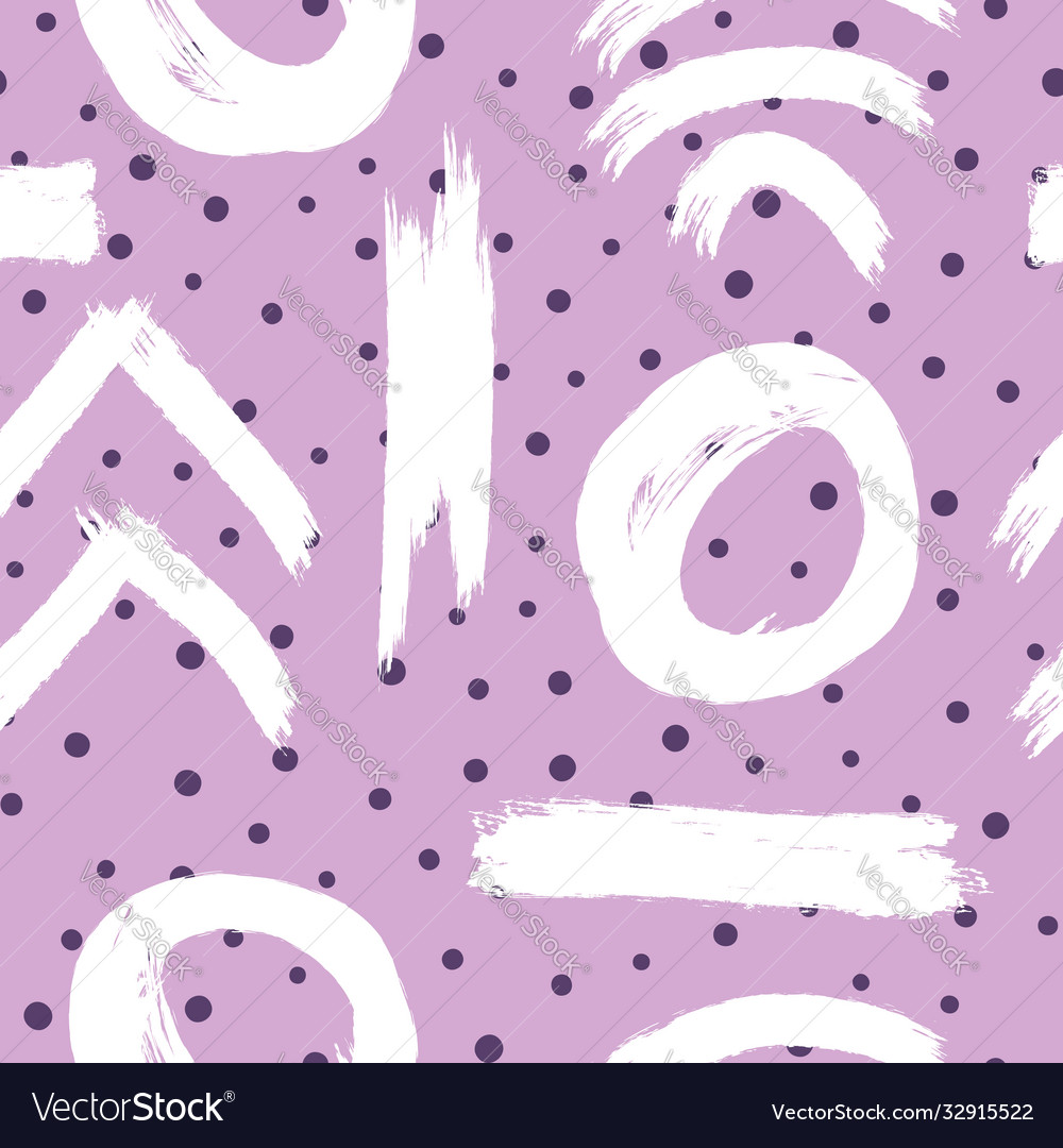 Abstract seamless pattern with polka dots vector image Abstract seamless pattern with polka dots