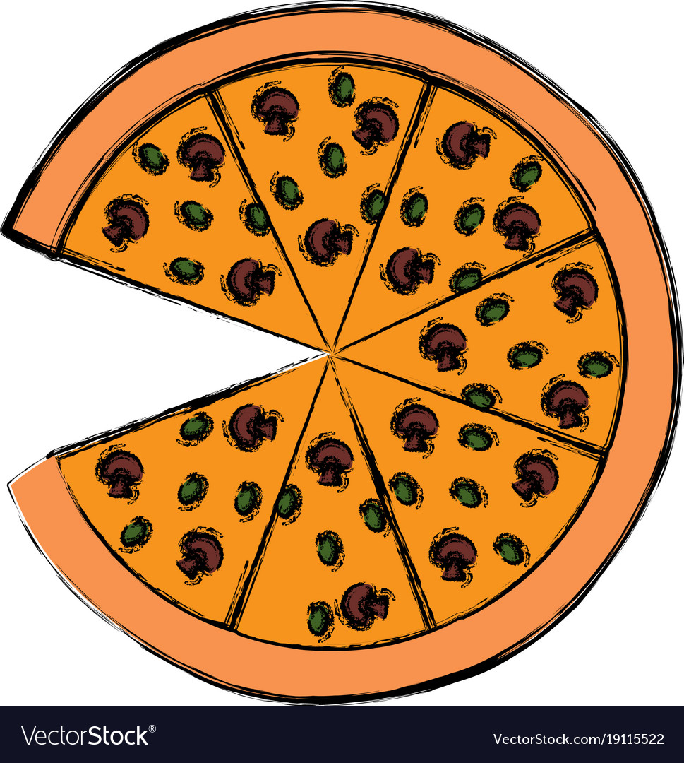 Big italian pizza symbol