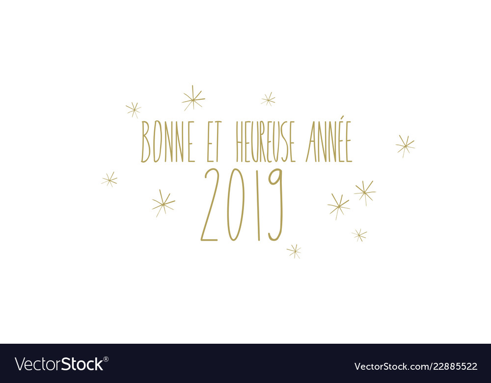 French happy new year 2019