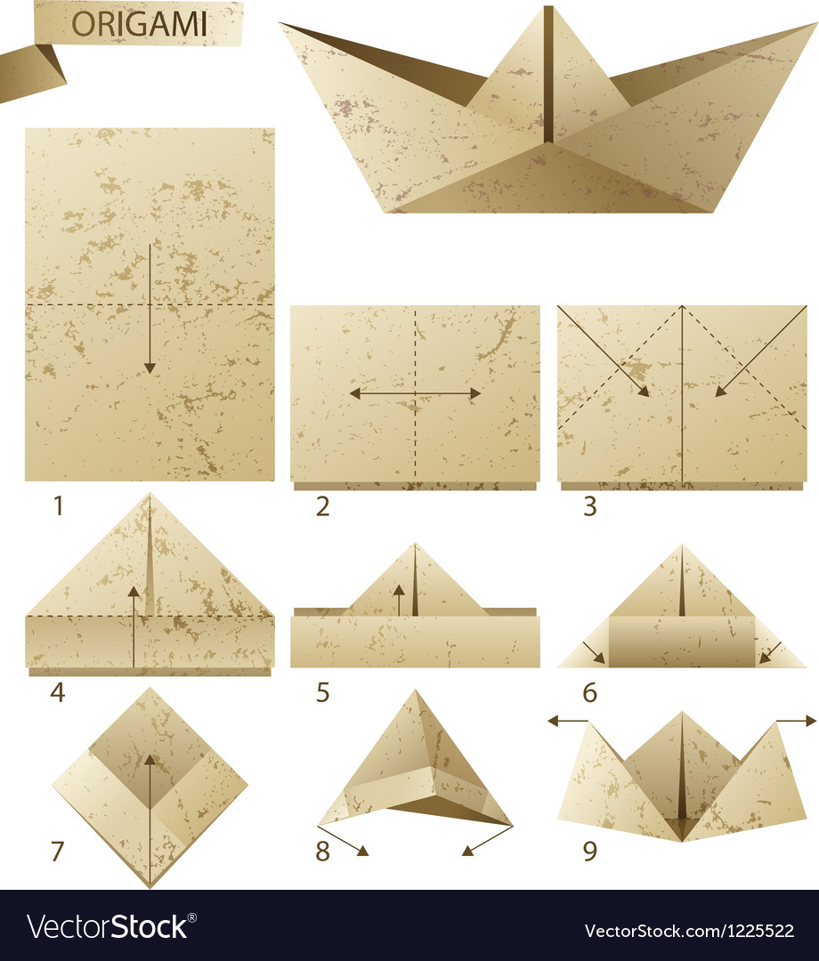 Origami ideas Steps On How To Make Origami Boat