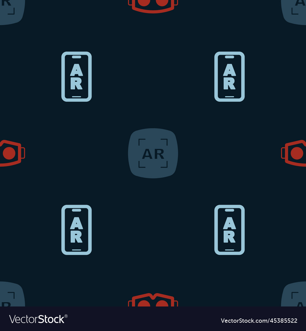 Set Virtual Reality Glasses Augmented Ar Vector Image Set Virtual Reality Glasses Augmented Ar Vector Image