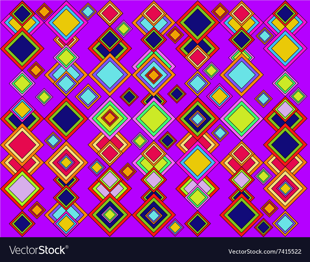 The abstract geometric background of colored squar