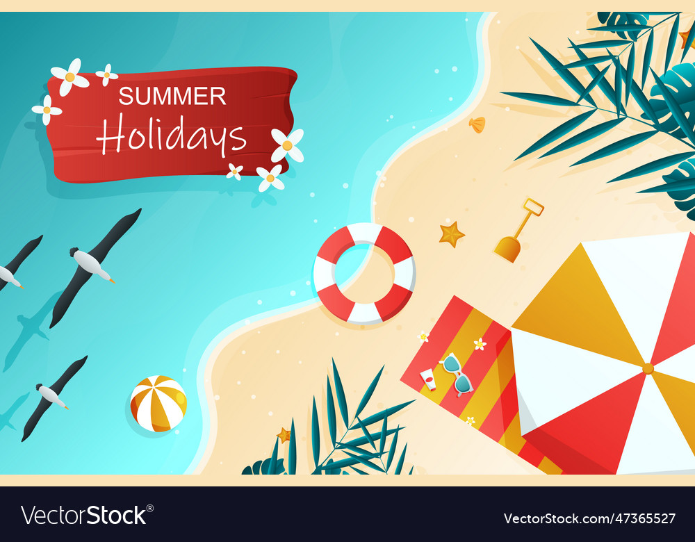 Gradient beautiful hello summer background