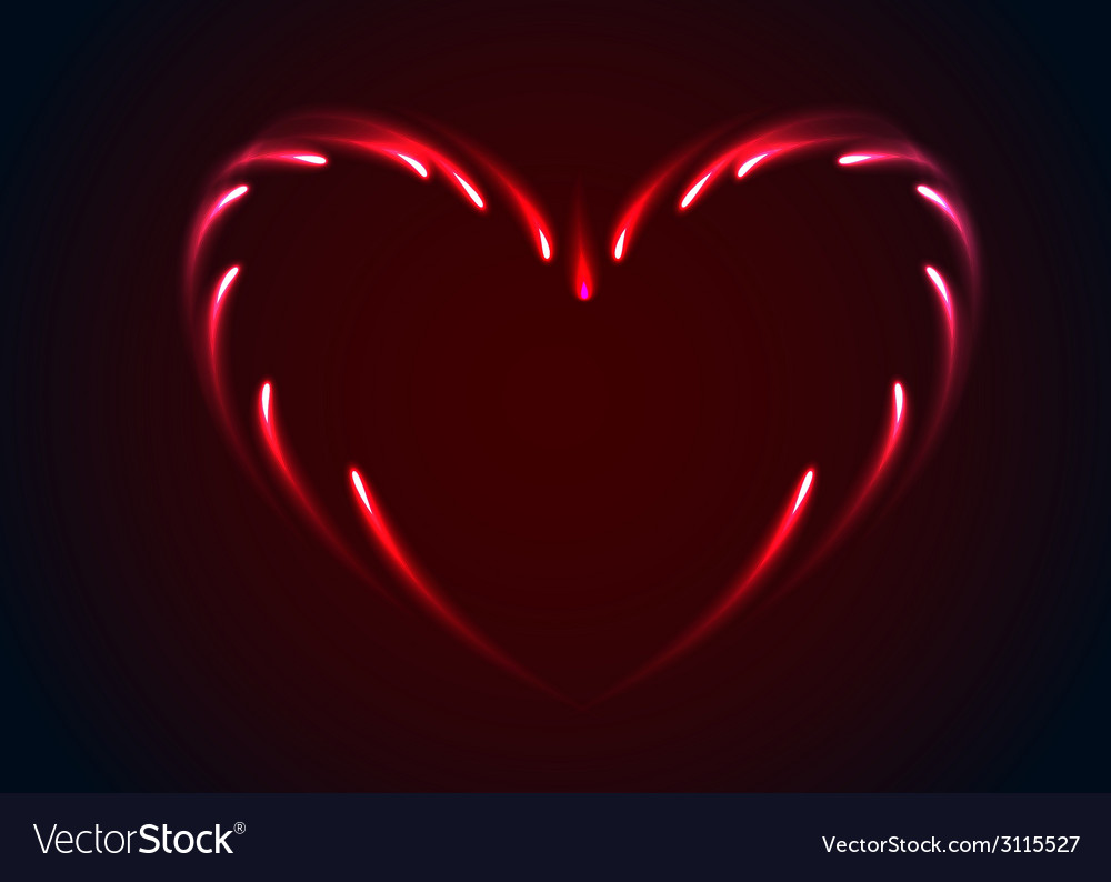 Heart with glow effect