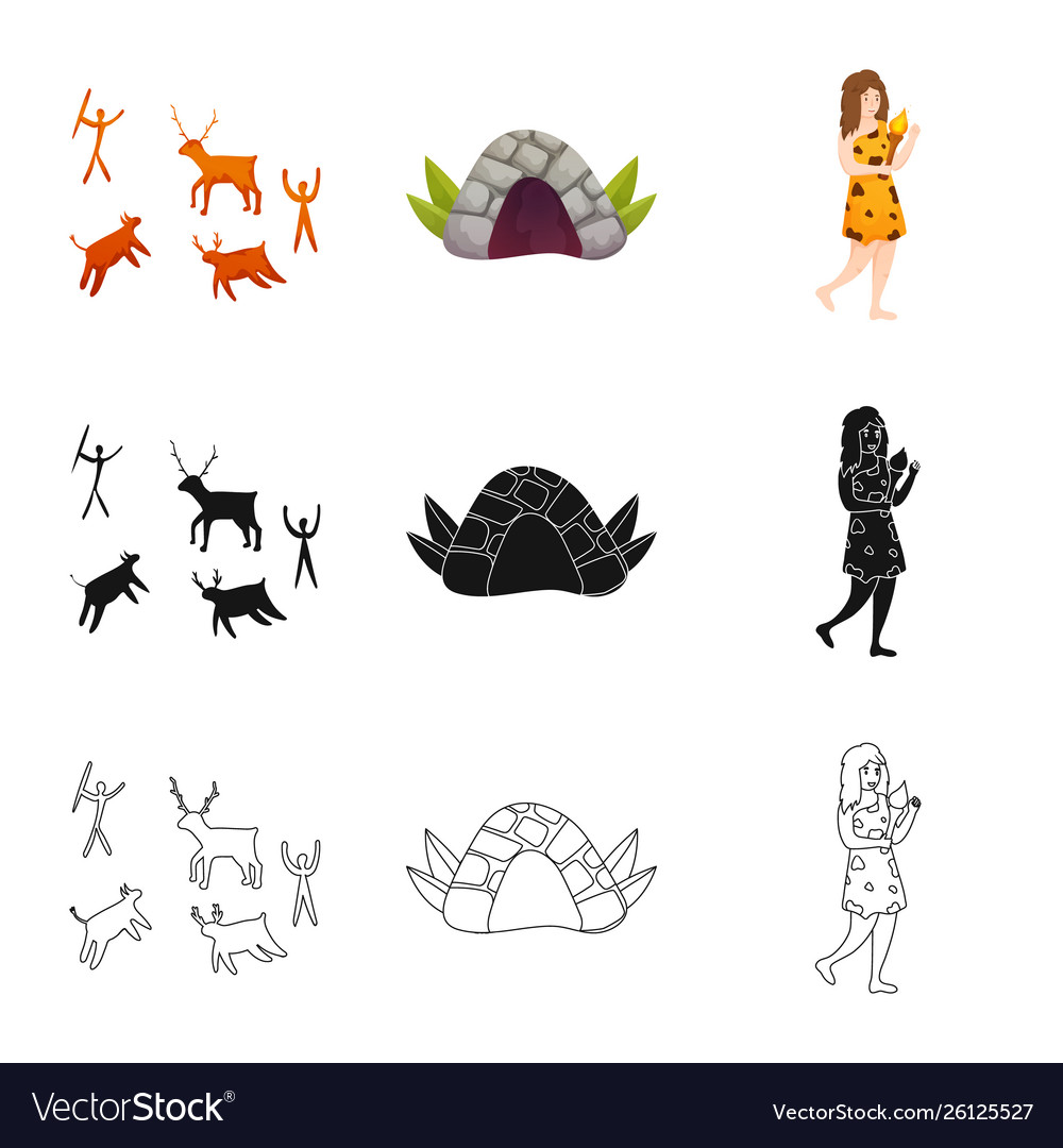 Isolated object evolution and neolithic symbol
